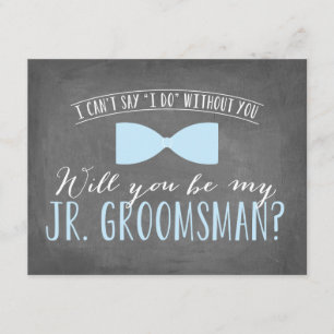Bent u mijn Junior Groomsman?   Groomsmannen Kaart