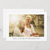 Bent u mijn korte moderne, minimale foto? kaart (Voorkant / Achterkant)