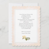 Bent u mijn Maid of Honor? Blush Pink Peonies Kaart (Achterkant)