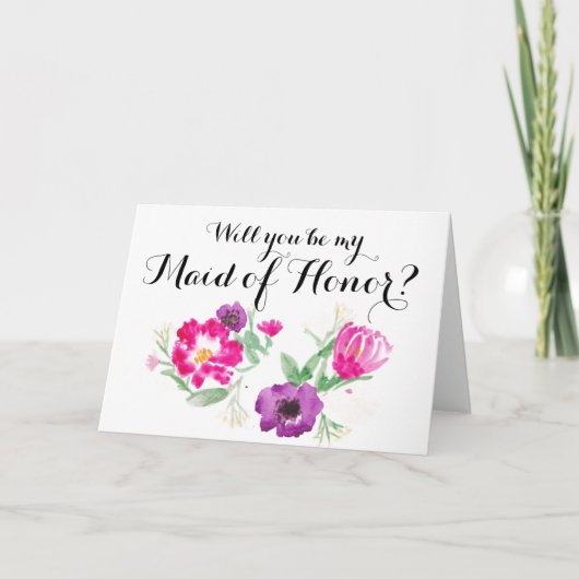 Bent u mijn Maid of Honor Card? (Voorkant)