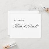 Bent u mijn Maid of Honor proposal card? Kaart (Voorkant / Achterkant in situ)