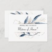 Bent u mijn matroos van het edelblauwe goudmodel? (Voorkant / Achterkant)