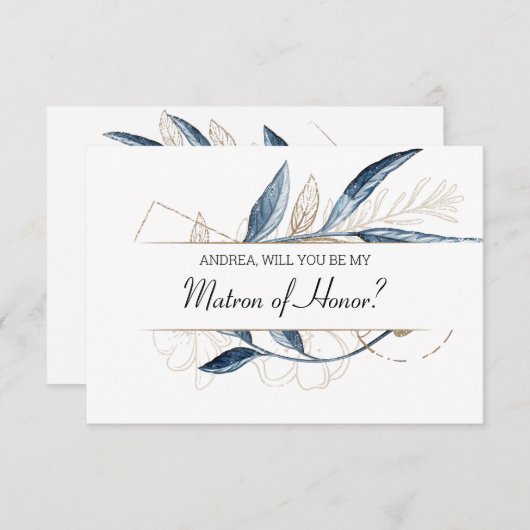 Bent u mijn matroos van het edelblauwe goudmodel? (Voorkant / Achterkant)