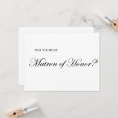 Bent u mijn matroos van het eervolle voorstel? kaart (Voorkant / Achterkant in situ)