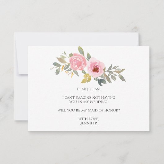 Bent u mijn meid van Honor Lush Blush Pink? (Achterkant)