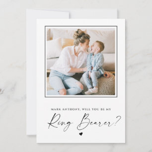 Bent u mijn "Ring Bearer"-fotokaart?