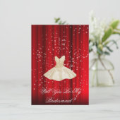 Bent u mijn uitnodiging voor het Bridesmaid? (Staand voorkant)