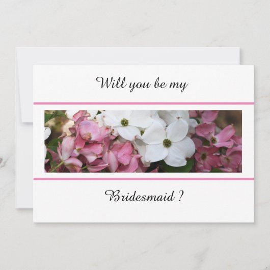 Bent u mijn uitnodiging voor het Bridesmaid? (Voorkant)