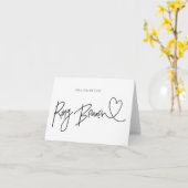 Bent u onze Ring Bearer Heart Wedding Kaart? Kaart (Gele Bloem)