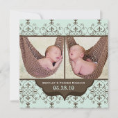 Bentley James BIrth Announements Aankondiging (Voorkant)