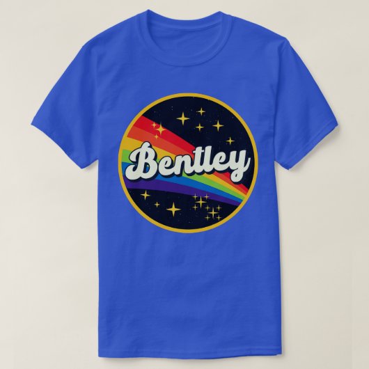 Bentley regenboog in ruimte stijl t-shirt (Design voorkant)