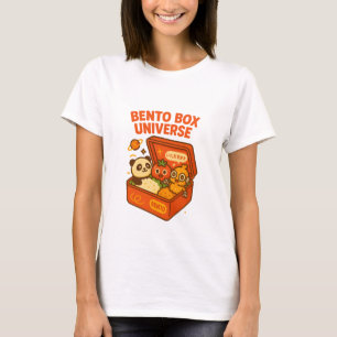 Bento Box Squad – Japanse voedsel Doodle Sticker T-shirt