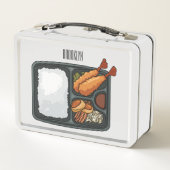 Bento-cartoon illustratie (Achterkant)