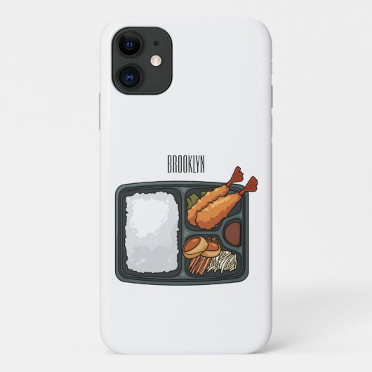Bento-cartoon illustratie Case-Mate iPhone case (Achterkant)