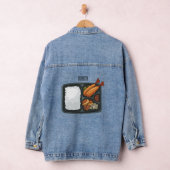 Bento-cartoon illustratie denim jacket (Hangar)