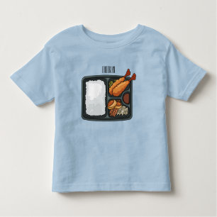 Bento-cartoon illustratie kinder shirts