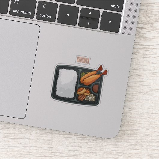 Bento-cartoon illustratie sticker (Detail)