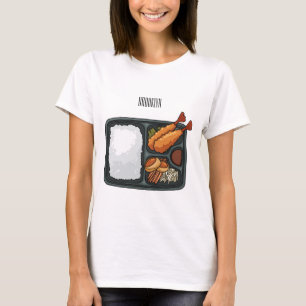 Bento-cartoon illustratie t-shirt
