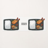 Bento-cartoon illustratie yogamat (Achterkant (horizontaal))