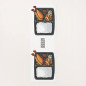 Bento-cartoon illustratie yogamat (Achterkant)