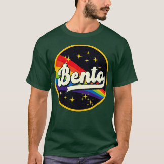 Bento regenboog in ruimte stijl t-shirt