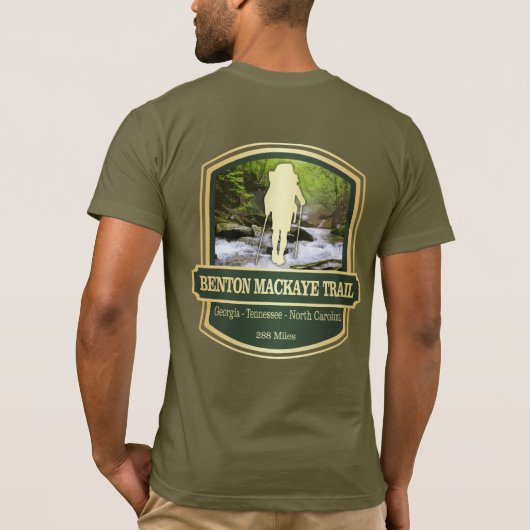 Benton MacKaye Trail (B) T-shirt (Achterkant)