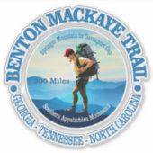 Benton MacKaye Trail (Hiker C) Sticker (Voorkant)