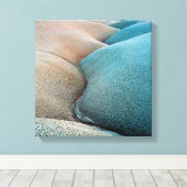 Bentonite Hills - Capitol Reef National Park Canvas Afdruk (Insitu (Houten vloer))