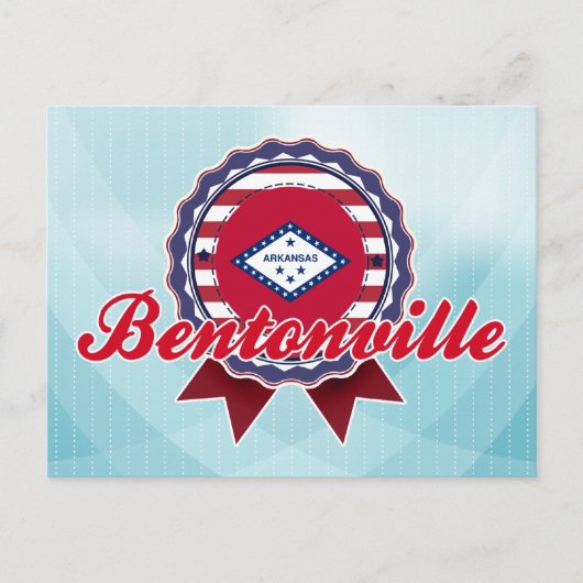 Bentonville, AR Briefkaart (Voorkant)
