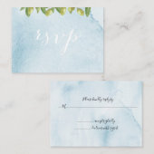 Benvenuti Italia Toscaanse bruiloft RSVP Informatiekaartje (Voorkant / Achterkant)