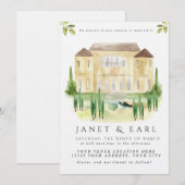 Benvenuti Italia Wedding Invitations Kaart (Voorkant / Achterkant)