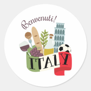Benvenuti Ronde Sticker