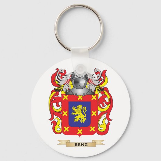 Benz Coat of Arms (gezinscrest) Sleutelhanger (Voorkant)
