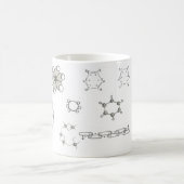 Benzeenstructuren Koffiemok (Center)