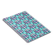 Benzene Molecule Pattern Organic Chemistry Art Notitieboek (Rechterzijde)