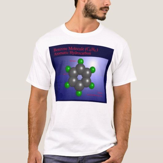 Benzene Molecule (voorzijde) T-shirt (Voorkant)