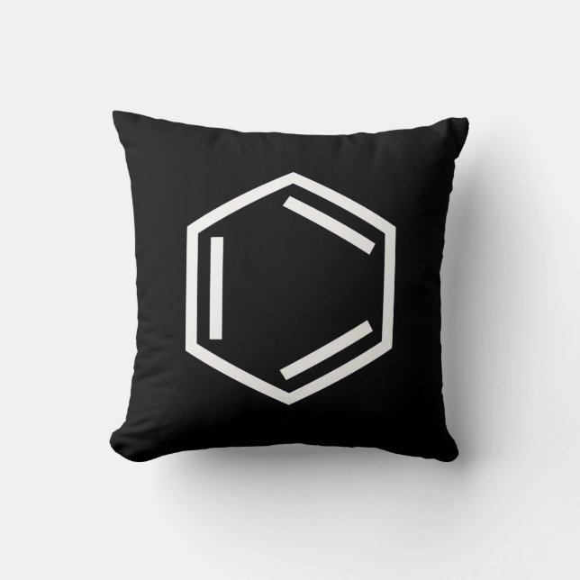 BENZENE RING SYMBOOL KUSSEN (Voorkant)