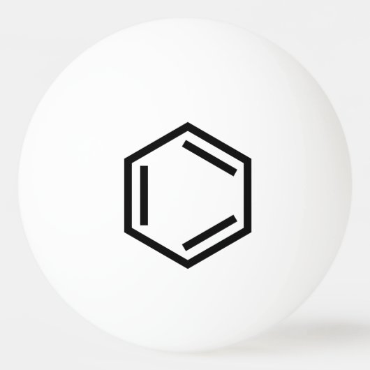 BENZENE RING SYMBOOL PINGPONGBALLEN (Voorkant)