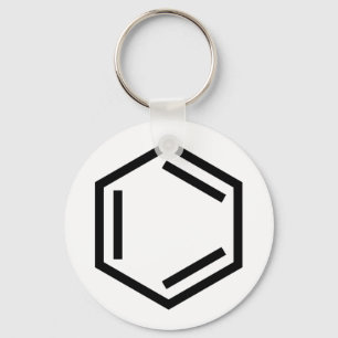 BENZENE RING SYMBOOL SLEUTELHANGER