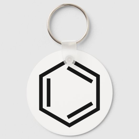 BENZENE RING SYMBOOL SLEUTELHANGER (Voorkant)