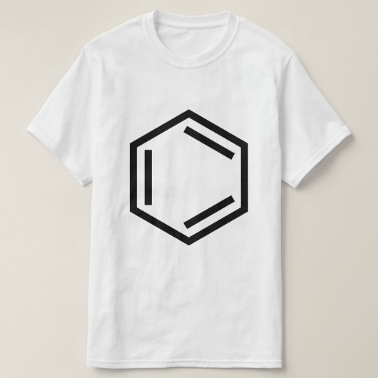 BENZENE RING SYMBOOL T-SHIRT (Design voorkant)
