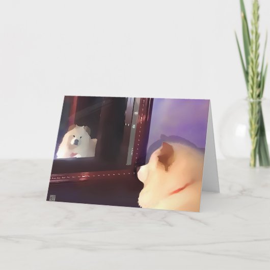 BENZI- heARTdog-showkaart Kaart (Voorkant)