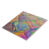 Benzine op koolstenen tegeltje (Zijkant)