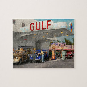 Benzinepomp - De grote Amerikaanse roadtrip 1939 Legpuzzel