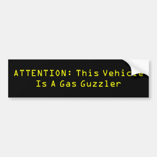 Benzineslurper bumpersticker
