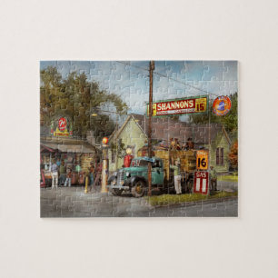 Benzinestation - Shannon's superbenzines 1939 Legpuzzel
