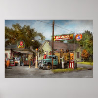 Benzinestation - Shannon's superbenzines 1939