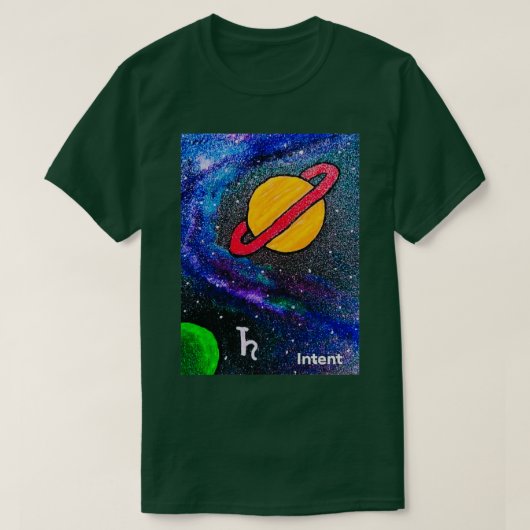 Beoogde alchemy Oracle-kaartruimte T-shirt (Design voorkant)