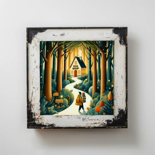 Beoogde bibliotheek Boekhandel Wall Art Poster