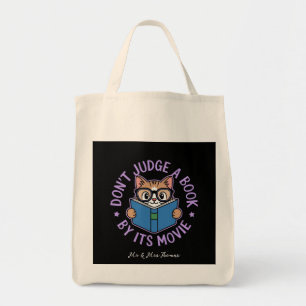 Beoordeel een boek niet op zijn film, het boek is tote bag